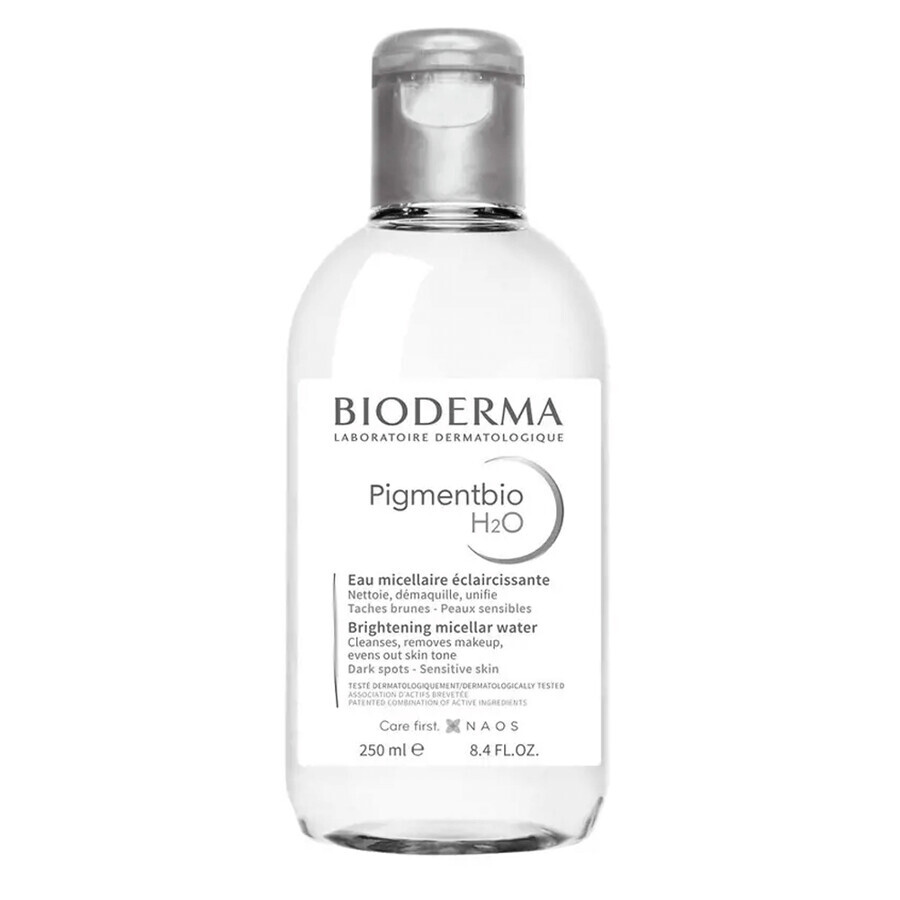 Bioderma Pigmentbio set, concentrado facial iluminador, con vitamina C, 15 ml + fluido micelar iluminador, 250 ml