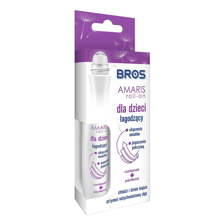 Bros Amaris, roll-on pour enfants apaisant les piqûres d'insectes, 15 ml