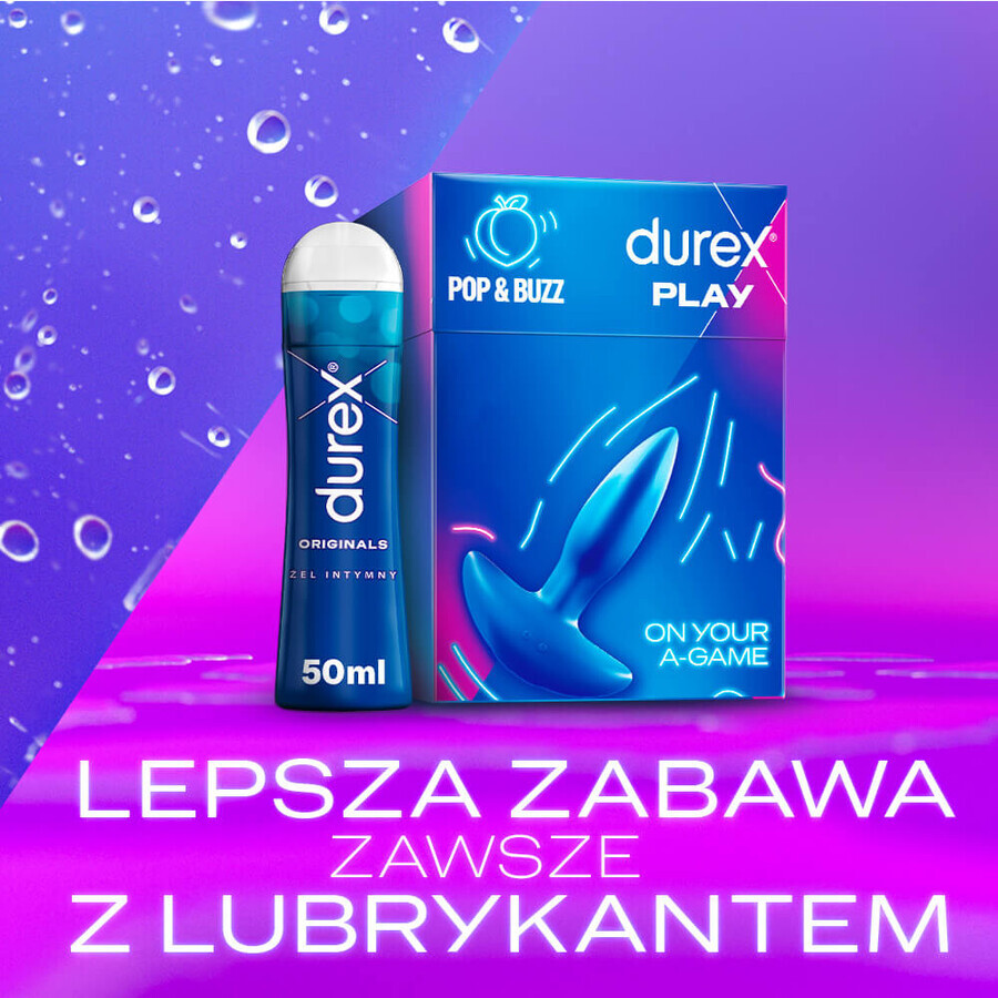 Durex Play Pop &amp; Buzz, vibrating butt plug