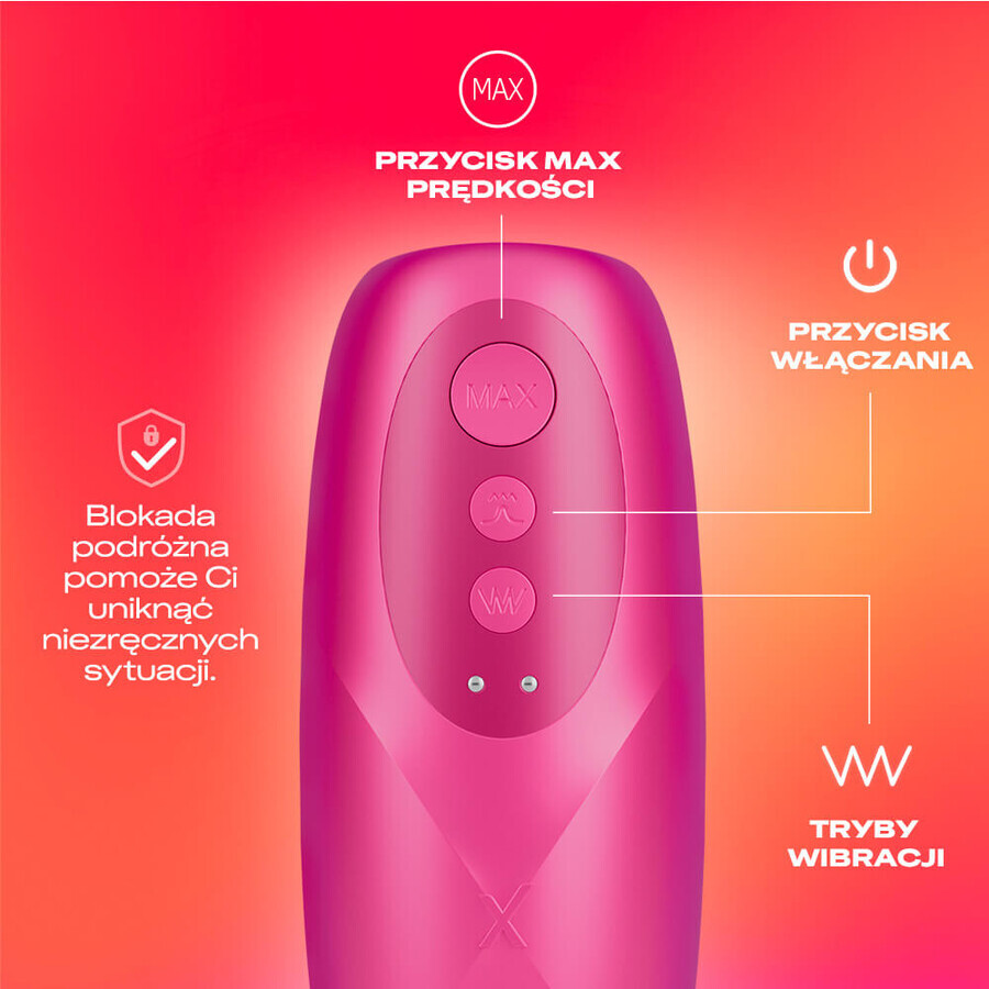 Durex Play Ride &amp; Vibe, masturbatore maschile vibrante con funzione di leccamento