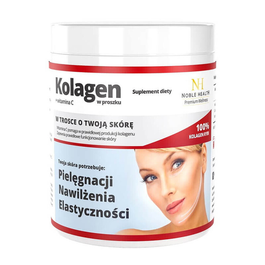 Noble Health Colágeno + Vitamina C set, 100 g + Clase A CollaVegan, 60 cápsulas