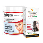 Noble Health Colágeno + Vitamina C set, 100 g + Clase A CollaVegan, 60 cápsulas