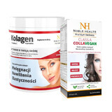 Noble Health Colágeno + Vitamina C set, 100 g + Clase A CollaVegan, 60 cápsulas