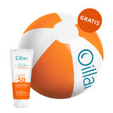 Oillan Sun, émulsion protectrice pour le visage et le corps, SPF 50, 100 ml + ballon de plage gratuit