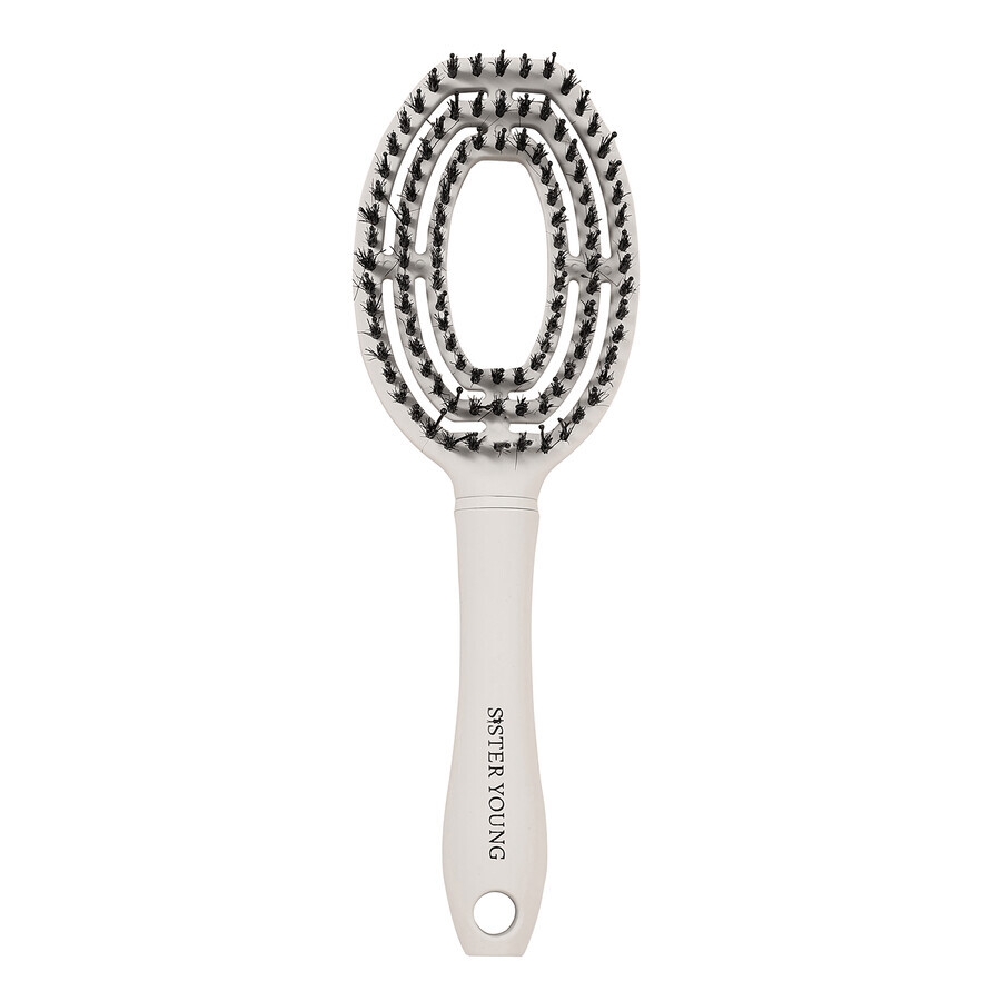 Sister Young, brosse à cheveux, Coco White, 1 pièce