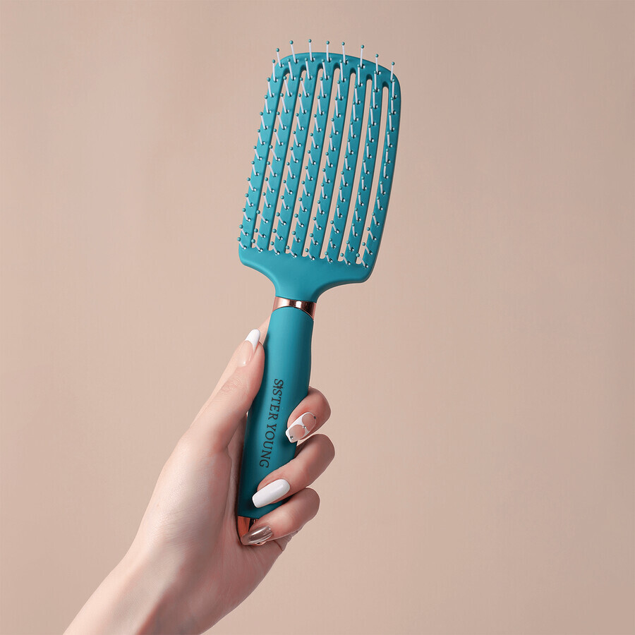 Sister Young, brosse à cheveux, Ovia Green, 1 pièce