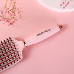 Sister Young, brosse à cheveux en poils naturels, Ovia Pink, 1 pièce