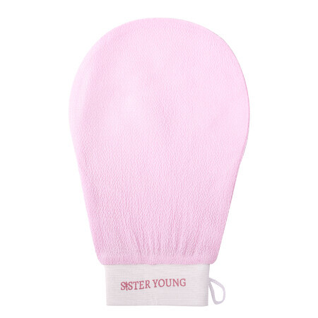 Sister Young, gant de gommage pour le corps, Nova Pink, 1 pièce