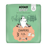 Moomin Baby, couches, taille 3, 5-8 kg, 48 pcs