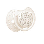 Lovi, pacifier, silicone, dynamic, Blossom Ivory, 3-6 months, 2 pieces