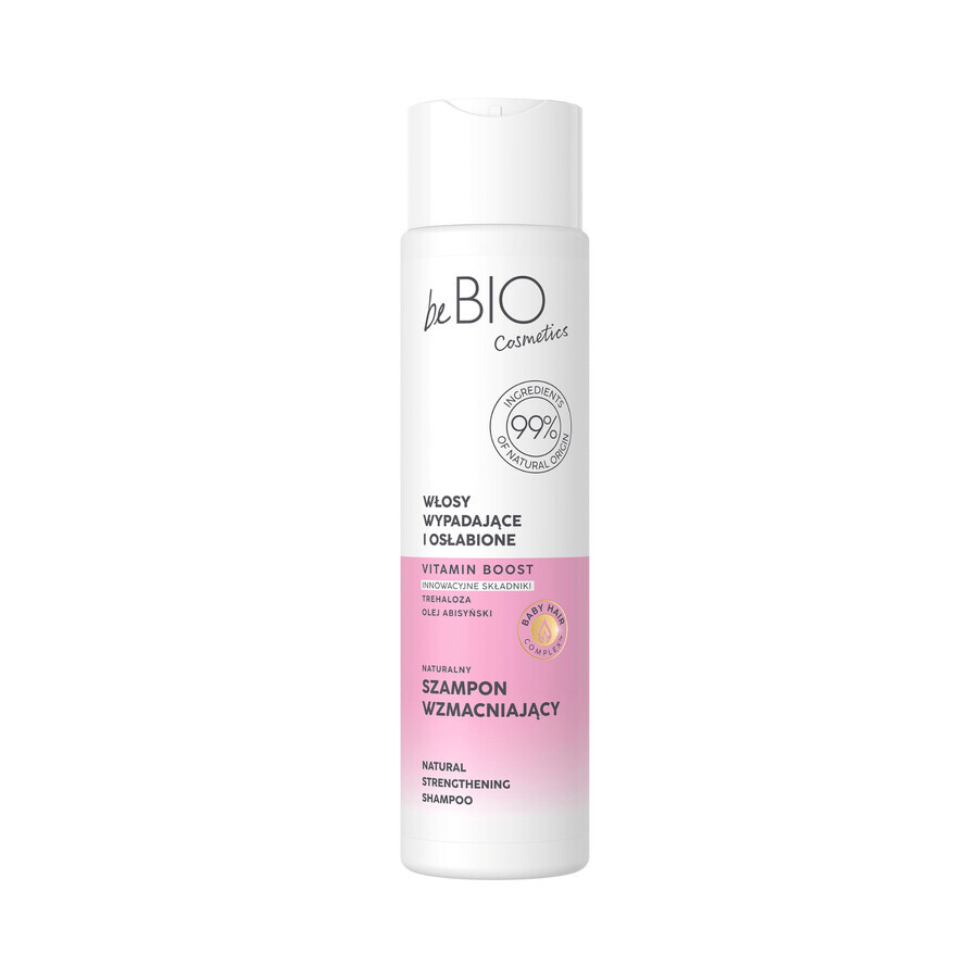 beBIO Cosmetics Baby Hair Complex, shampooing naturel pour cheveux tombants et affaiblis, fortifiant, 300 ml