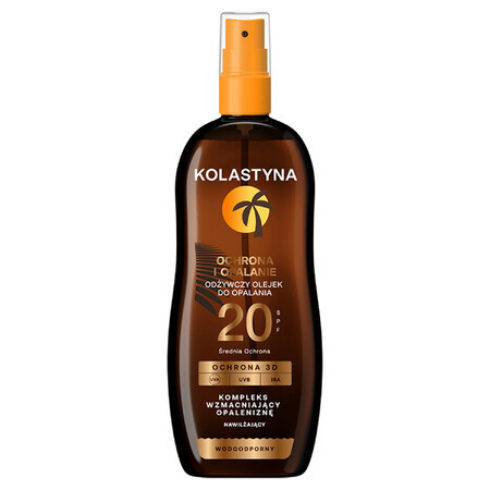 Kolastyna, huile de bronzage, SPF 20, 150 ml