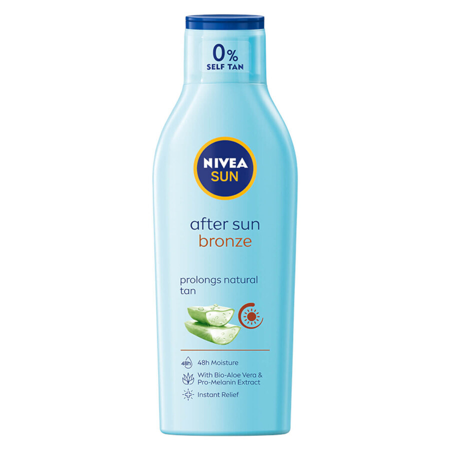 Nivea Sun Kids Protect &amp; Care set, spray de protection pour enfants, SPF 50+, 200 ml + lotion de prolongation après-soleil, 200 ml + lotion de bronzage, SPF 30, 30 ml gratuit