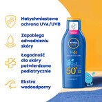 Nivea Sun Kids Protect &amp; Care Set, Lotion solaire protectrice pour enfants 5-en-1, SPF 50+, 200 ml + Lotion de prolongation après-soleil, 200 ml + sac à dos gratuit