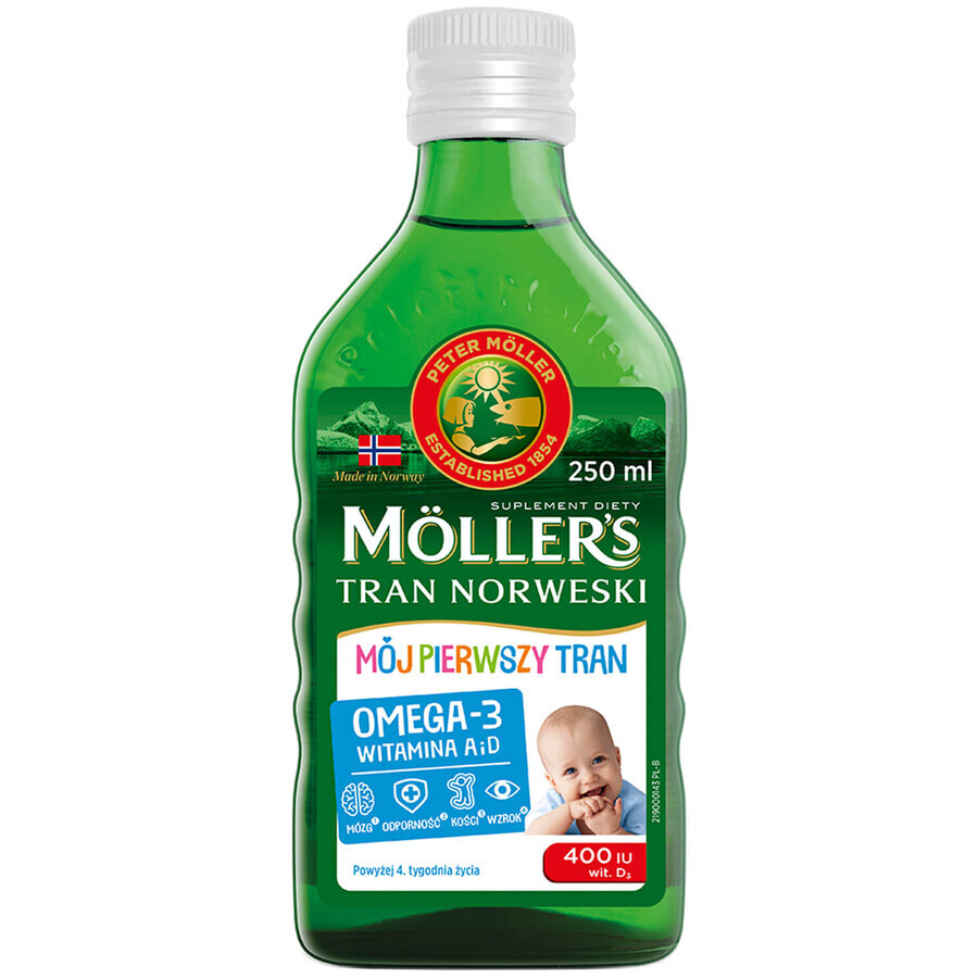 Moller's My First Norwegian Dietary Food Set, oltre 4 settimane, 2 x 250 ml