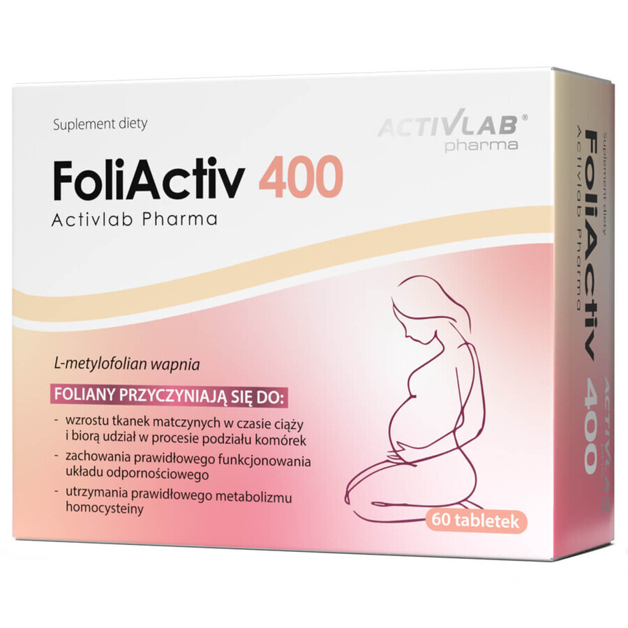 Activlab Pharma FoliActiv 400, 60 comprimés