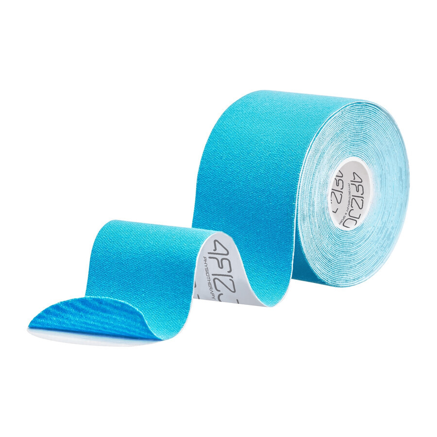 4Fizjo, kinesiotaping tape, blue, 5 cm x 5 m