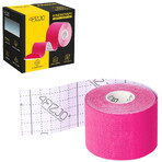 4Fizjo, kinesiotaping tape, pink, 5 cm x 5 m