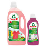 Set Frosch, gel per il lavaggio dei tessuti, melograno, 1,5 l + ammorbidente concentrato, fico, 750 ml