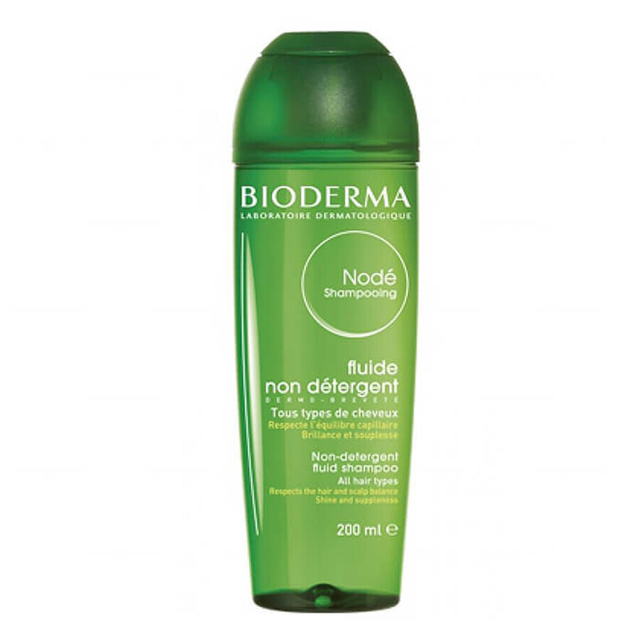 Bioderma Node Fluide, shampooing pour usage fréquent, tous types de cheveux, 200 ml