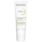 Bioderma Sebium Hydra, crème hydratante pour les peaux grasses et acnéiques, 40 ml