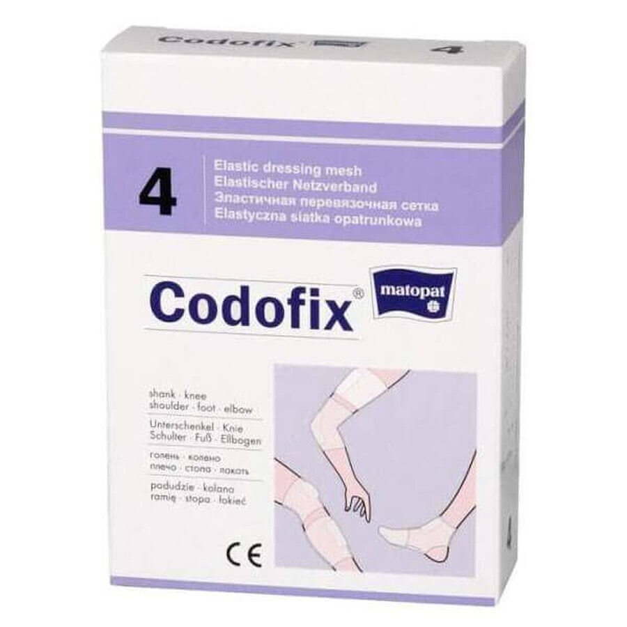 Matopat Codofix 4, bandage élastique en filet, non stérile, 3 cm x 1 m, 1 pièce