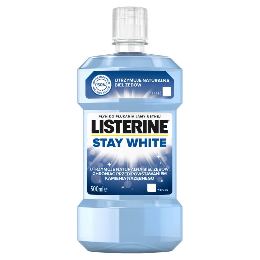 Bain de bouche Listerine Stay White, 500 ml