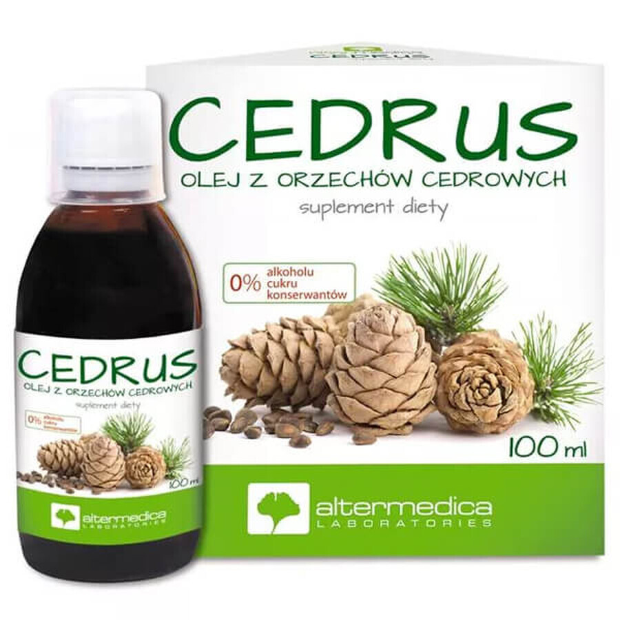 Alter Medica Cedrus, huile de noix de cèdre, 100 ml