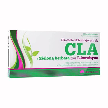 Olimp CLA avec thé vert et L-carnitine, 60 capsules molles