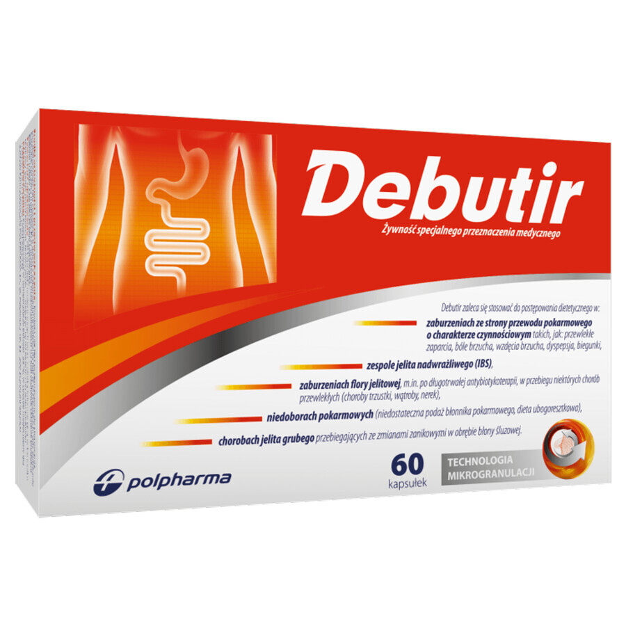 Debutir, 60 gélules