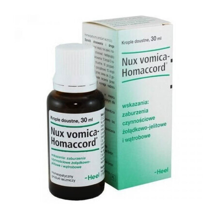 Heel Nux Vomica Homaccord, gotas orales, solución, 30 ml