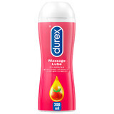 Durex, gel stimolante intimo e da massaggio 2in1, guaranà, 200 ml