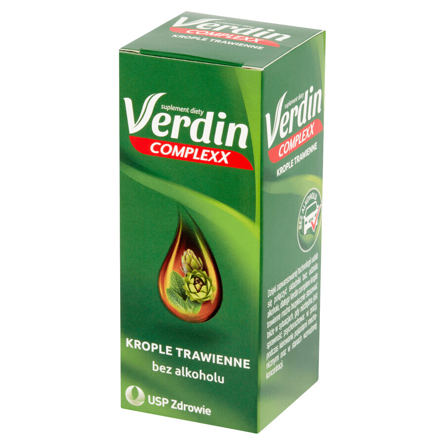 Verdin Complexx, digestive drops, alcohol-free, 40 ml