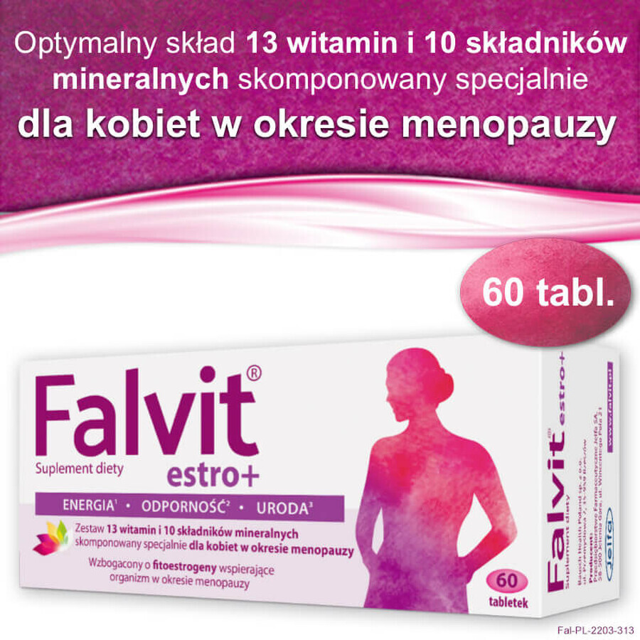 Falvit Estro+, 60 comprimés