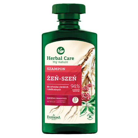 Farmona Herbal Care, shampoo voor dun en fijn haar, ginseng, 330 ml