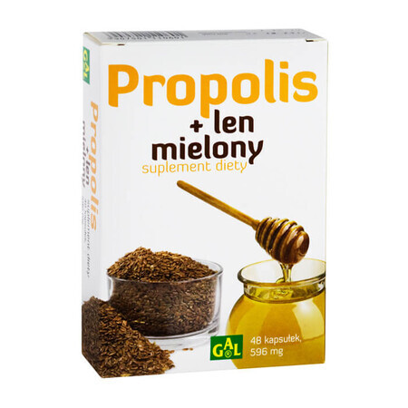 GAL Propolis + gemahlener Flachs, 48 Kapseln