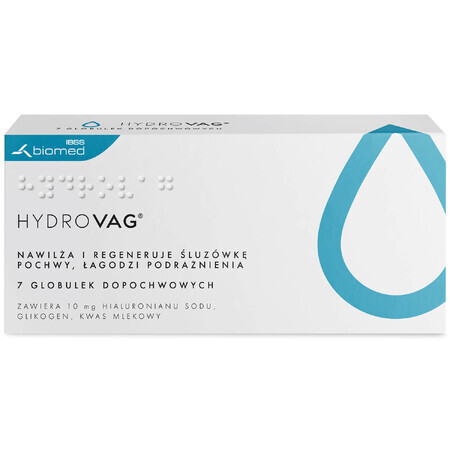 HydroVag, globules vaginaux, 7 unités