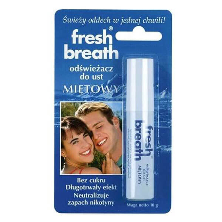 Fresh Breath, rafraîchisseur de bouche, menthe, 10 g