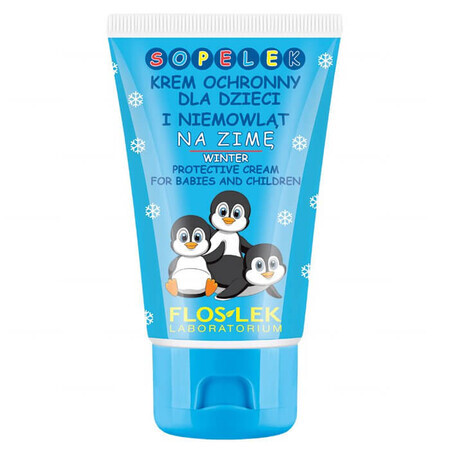 Flos-Lek Sopelek, crème protectrice pour enfants et bébés pour l'hiver, à partir de 6 mois, 50 ml.