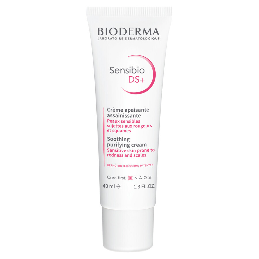 Bioderma Sensibio DS+, crème anti-irritation, peaux sensibles, 40 ml