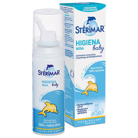 Sterimar Baby Nasal Hygiene, spray nasal physiologique de 0 à 3 ans, 100 ml