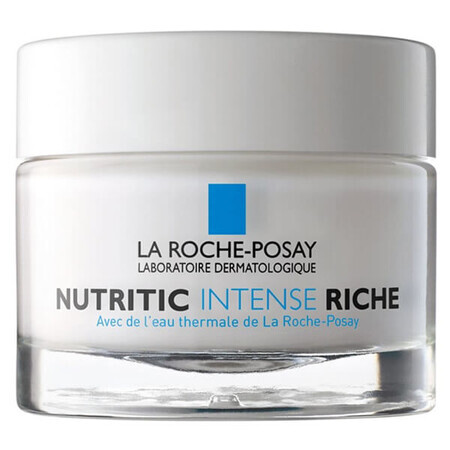 La Roche-Posay Nutritic Intense Riche, trattamento intensivo nutriente e rigenerante, 50 ml