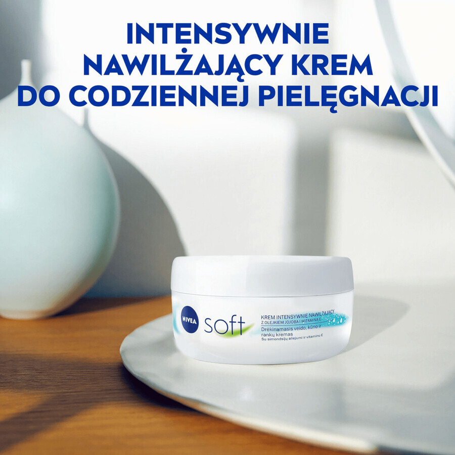 Nivea Soft, crema idratante intensiva, 200 ml