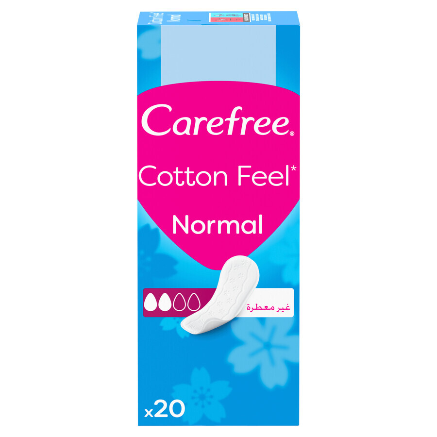 Carefree sanitary pads, cotton extract, 20 pcs