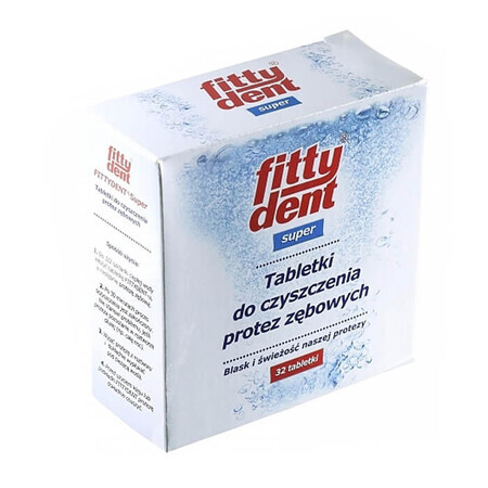 Fittydent, compresse per la pulizia delle protesi, 32 pz.