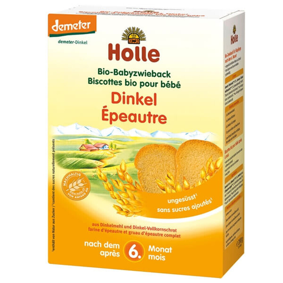 Holle Dinkelkekse Bio, Vollkorn, nach 6 Monaten, 200 g