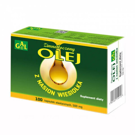 GAL Ulei de semințe de Evening Primrose, presat la rece, 100 capsule flexibile