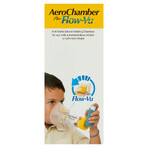 AeroChamber Plus Flow-Vu, chambre d'inhalation avec masque pour enfants, 1-5 ans, Medium, 1 pièce