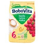 BoboVita Cereali di riso, lampone, senza latticini, senza glutine, dopo 6 mesi, 180 g