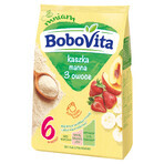 BoboVita Manna porridge, 3 fruits, without milk, after 6 months, 180 g